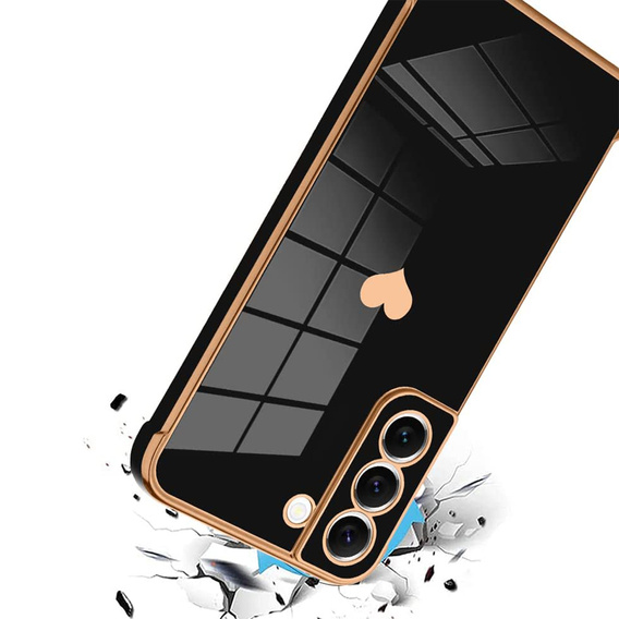 Θήκη για Samsung Galaxy S22, Electro heart, μαύρη