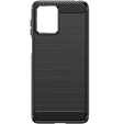Θήκη για Motorola Moto E14, Carbon, μαύρη