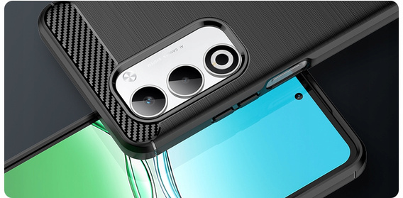 Θήκη για Oppo A5 5G / A5m, Carbon, μαύρη