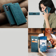 Θήκη για Samsung Galaxy A55, ERBORD Vintage, μπλε + Γυαλί για την οθόνη