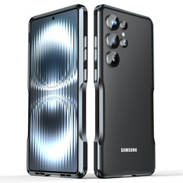 Θήκη LUPHIE για Samsung Galaxy S25 Ultra, Armor Bumper, μαύρη