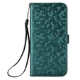 θήκη πτερύγιο για Oppo A5 Pro 5G, Wallet Rhombus, πράσινη