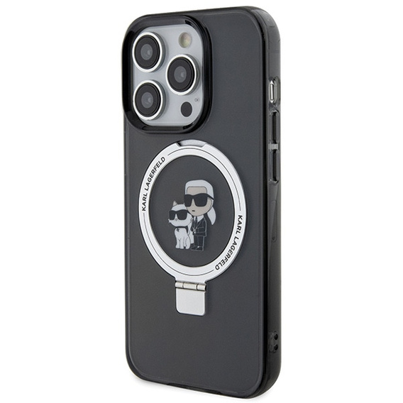Θήκη Karl Lagerfeld Ring Stand Karl & Choupette MagSafe για iPhone 15 Pro