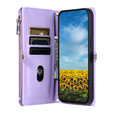 Θήκη με πτερύγιο για Xiaomi Redmi 14C / Xiaomi Poco C75, Wallet Zipper Pocket, μωβ