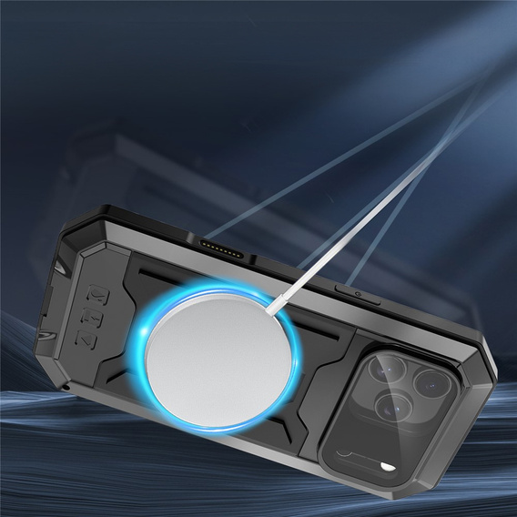 Θήκη R-JUST με προστατευτικό οθόνης και βάση για iPhone 17 Pro Max