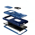 Θήκη για Samsung Galaxy S24 Ultra, CamShield Slide, μπλε