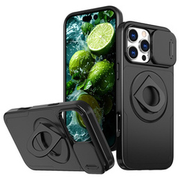 Θήκη για iPhone 16 Pro, Military Magnet, για MagSafe, μαύρη