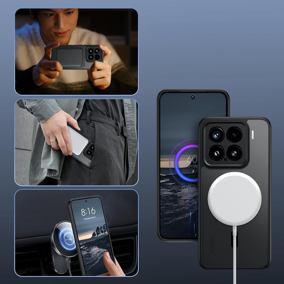Ματ θήκη MagSafe ERBORD για Xiaomi 15T Pro