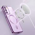 Θήκη για Samsung Galaxy S23 Plus, Electro MagSafe, μωβ + Γυαλί για την οθόνη