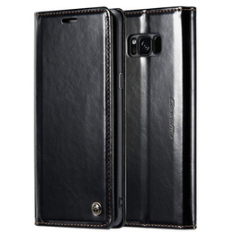 θήκη CASEME για Samsung Galaxy S8, Waxy Textured, μαύρη
