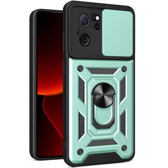 Θήκη για Xiaomi 13T / 13T Pro, CamShield Slide, πράσινη