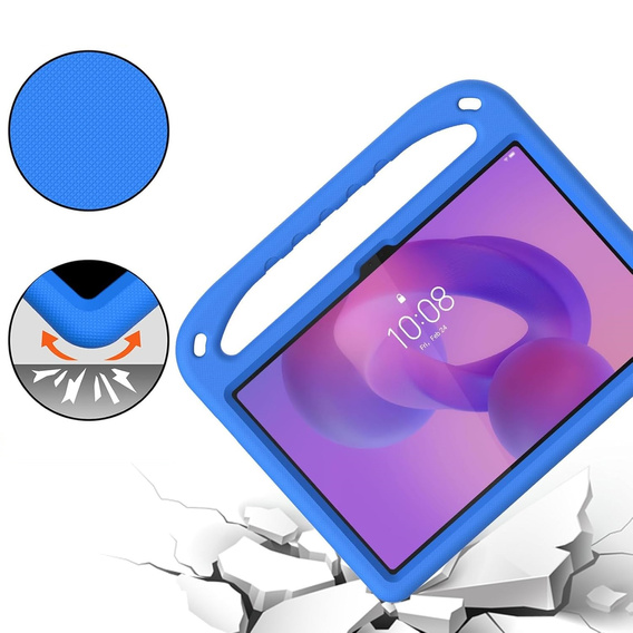 Παιδική θήκη για Lenovo Tab M11, παιδική θήκη με λαβή, μαύρη