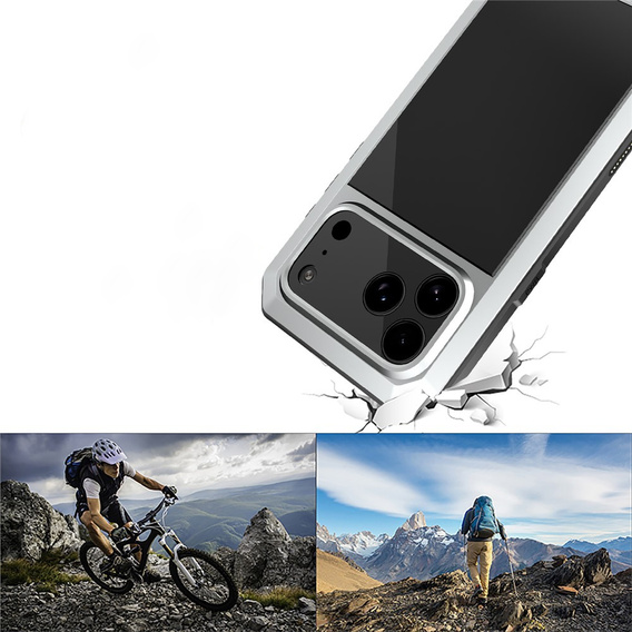 Θήκη με ενσωματωμένο γυαλί ασφαλείας για iPhone 17 Pro Max