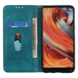 Θήκη για Samsung Galaxy S25 Ultra, Wallet Litchi Leather, πράσινη
