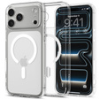 Θήκη Spigen Ultra Hybrid MagSafe για iPhone 17 Pro, Διαφανές / Λευκό