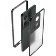 Θήκη για Motorola Edge 50 Ultra, Frame Case, μαύρη