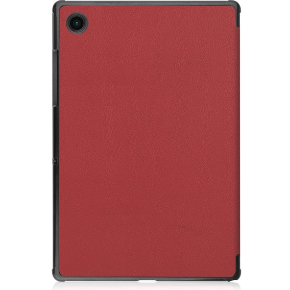 Θήκη για Samsung Galaxy Tab A8 10.5 SM-X200 SM-X205, Smartcase, μπορντό