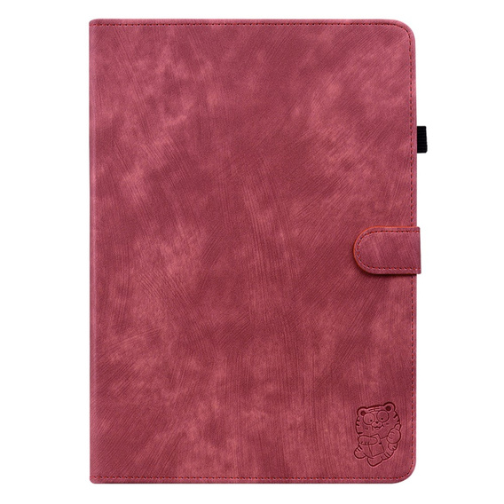 Θήκη για Lenovo Tab M9, Wallet Pen Slot, κόκκινη