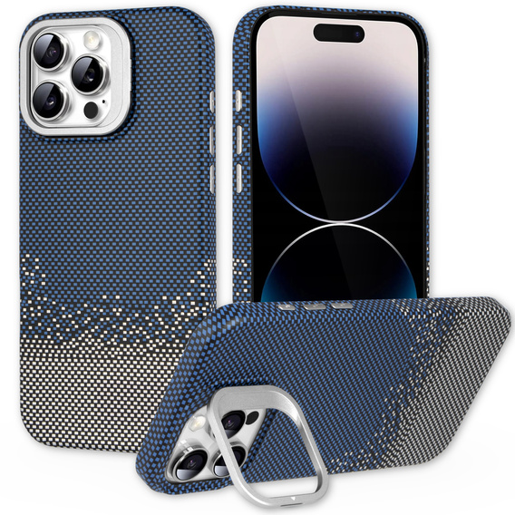 Θήκη για iPhone 14 Pro, Πλαίσιο Kickstand, για MagSafe, Sand Blue