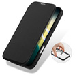 Θήκη Dux Ducis για iPhone Air, Skin X Pro, με πτερύγιο, για MagSafe, μαύρο