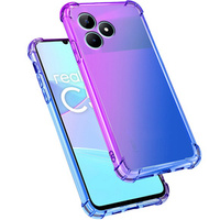 θήκη για το Realme C51, Gradient Dropproof, Μωβ / μπλε