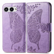 Θήκη με πτερύγιο για T Phone 3 5G, Butterfly, μωβ