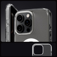 Θήκη MagSafe Spigen για iPhone 16 Pro, Ultra Hybrid, διαφανής / λευκή + Μετριασμένο γυαλί 9H