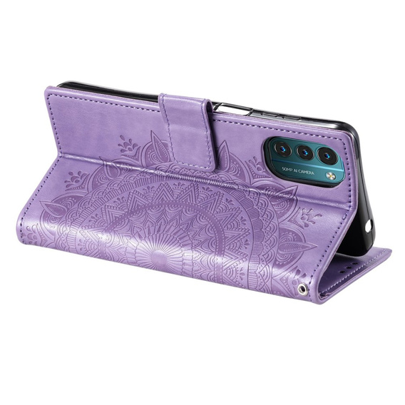 Θήκη με πτερύγιο για Nokia G11/ G21, Mandala, μπλε