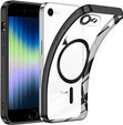 Θήκη για iPhone 7 Plus / 8 Plus, Electro MagSafe, μαύρη + Γυαλί για την οθόνη