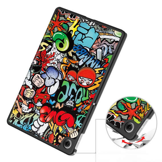 Θήκη για Lenovo Tab TB311FU, Smartcase, graffiti