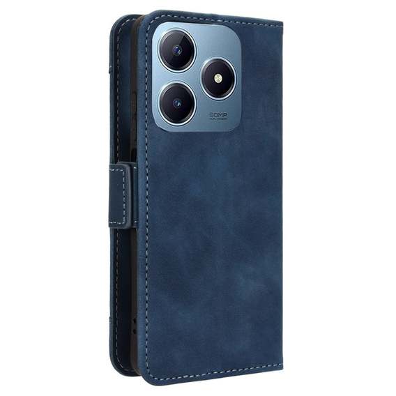 Θήκη με πτερύγιο για Realme C61, Card Slot, σκούρο μπλε
