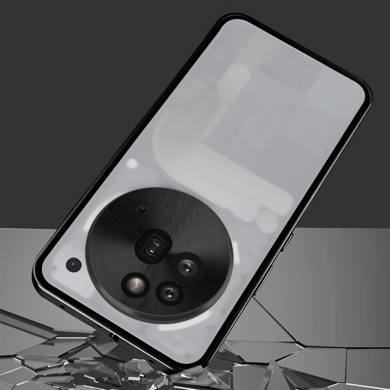 Θήκη για Nothing Phone 3a Pro, Frame Case, μαύρη