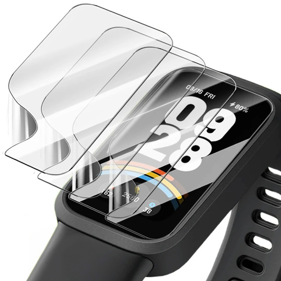 3x Φύλλο υδρογέλης ERBORD για Xiaomi Smart Band 9 Active