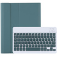 Θήκη + πληκτρολόγιο Lenovo Tab P11 J606F / P11 5G J607Z, σκούρα πράσινη