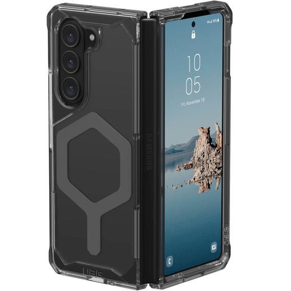 Urban Armor Gear Θήκη για Galaxy Z Fold 5 5G, Plyo MagSafe, διαφανής / γκρι