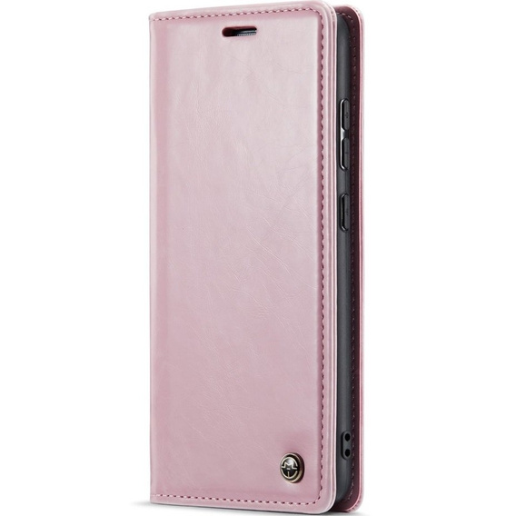 θήκη CASEME για Samsung Galaxy A33 5G, Waxy Textured, ροζ