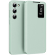 Αναδιπλούμενη θήκη για Samsung Galaxy S22, Smart View Wallet, πράσινη