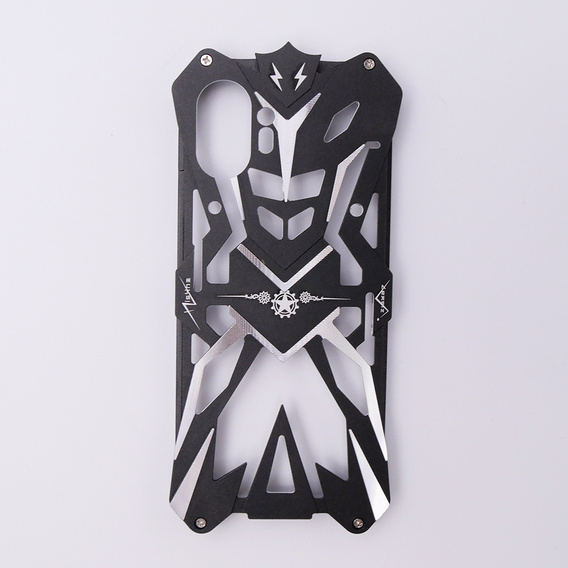 Θωρακισμένη θήκη για Nothing Phone 2, Aluminum Alloy, μαύρη