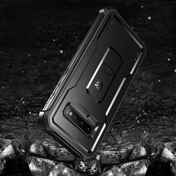 Θωρακισμένη θήκη για Samsung Galaxy S10 Plus, Dexnor Full Body, μαύρη