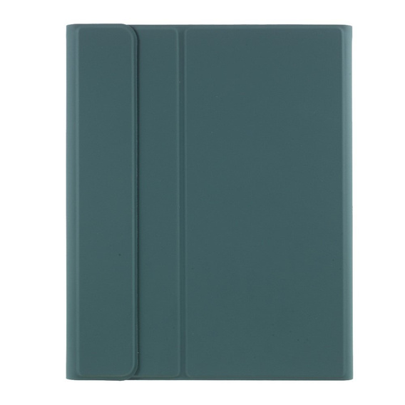 Θήκη + πληκτρολόγιο iPad Air 10.9 4 2020 / Air 5 2022, σκούρα πράσινη