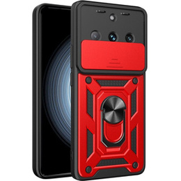 Θήκη για Realme 11 Pro 5G / 11 Pro+ 5G, CamShield Slide, κόκκινο