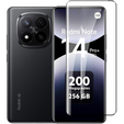 Μετριασμένο γυαλί 3D για Xiaomi Redmi Note 14 Pro+, μαύρο πλαίσιο