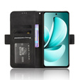 Θήκη με πτερύγιο για Realme C71, Card Slot, μαύρη
