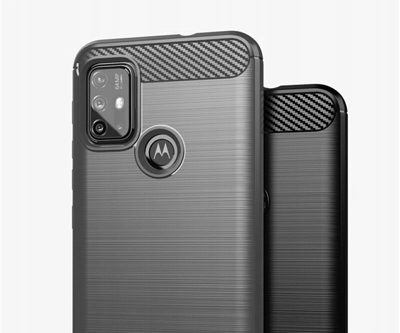 Θήκη για Motorola Moto G10/G30, Carbon, μαύρη