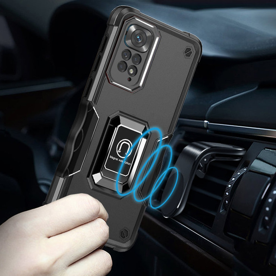 Θήκη για Xiaomi Redmi Note 11 / 11S, Dual-Layer Armor, μαύρη
