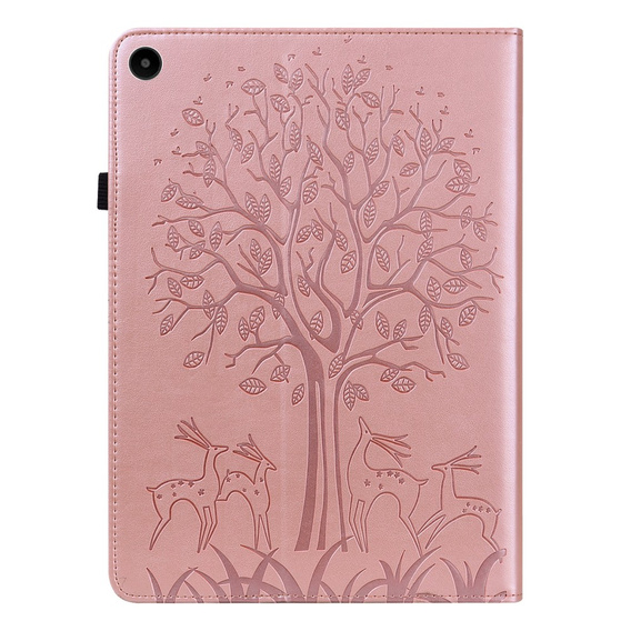 θήκη πτερύγιο για Huawei MatePad SE 10.4, tree, ροζ rose gold