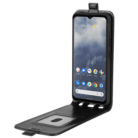 Θήκη με πτερύγιο για Nokia G60 5G, Flip, μαύρη