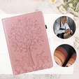 θήκη πτερύγιο για Huawei MatePad SE 10.4, tree, ροζ rose gold