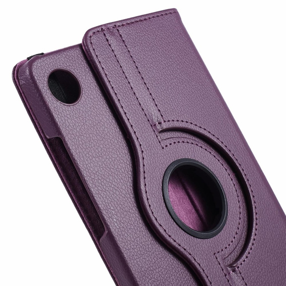 Θήκη για Samsung Galaxy Tab A9 TB330FU 10.95", Περιστρεφόμενη 360, μωβ