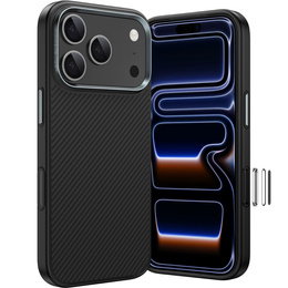 BENKS Kevlar Armor PRO Carbon Fiber 600D A070 θήκη για MagSafe με ενεργό κουμπί για iPhone 17 Pro Max
